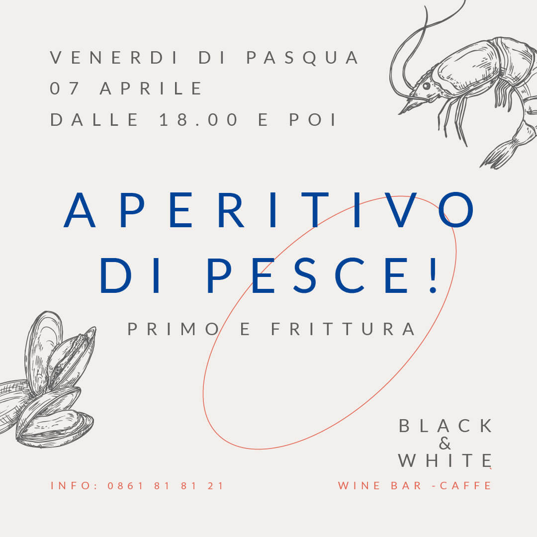Aperitivo di pesce. 7 Aprile